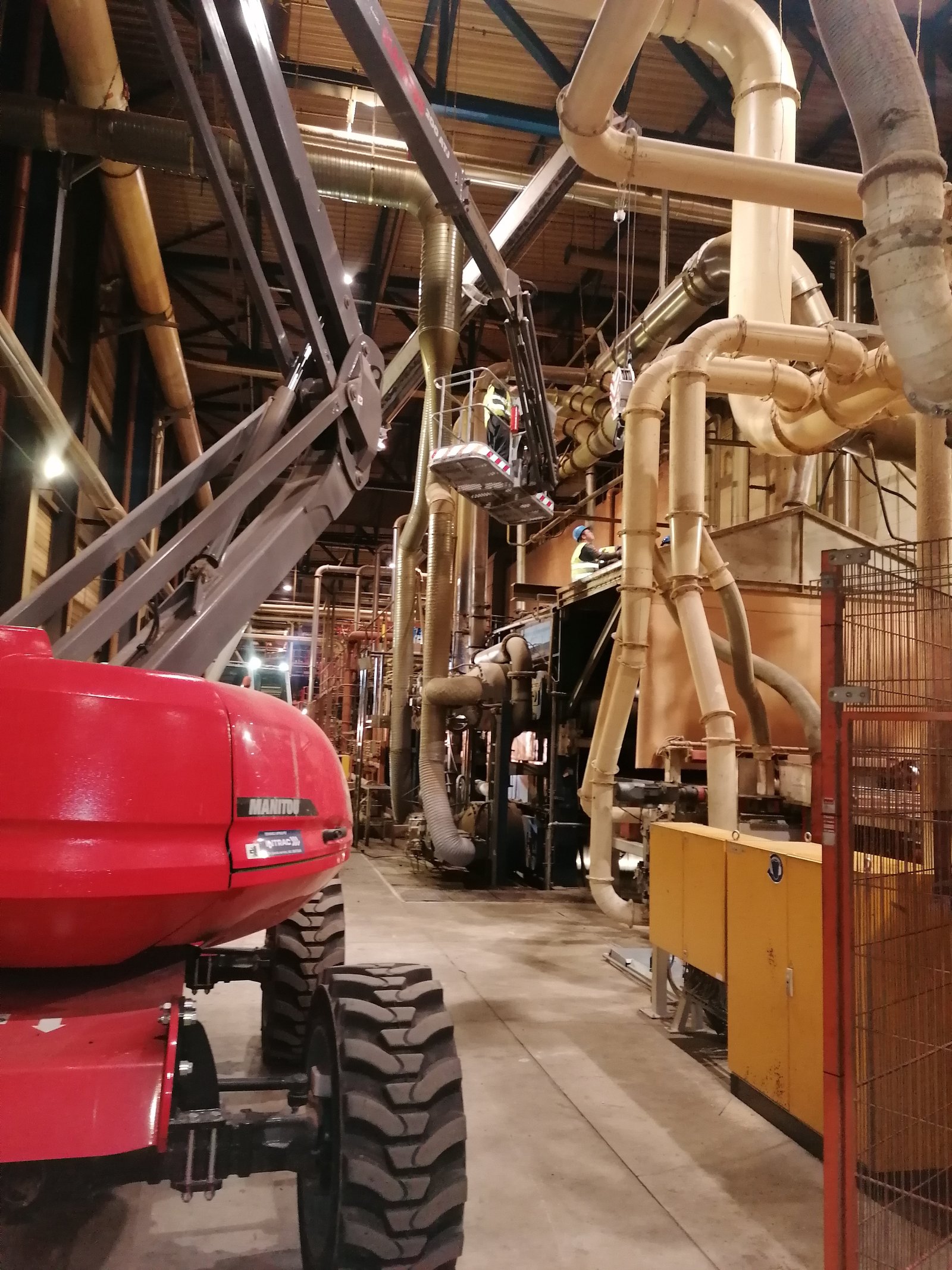 Factory pipework