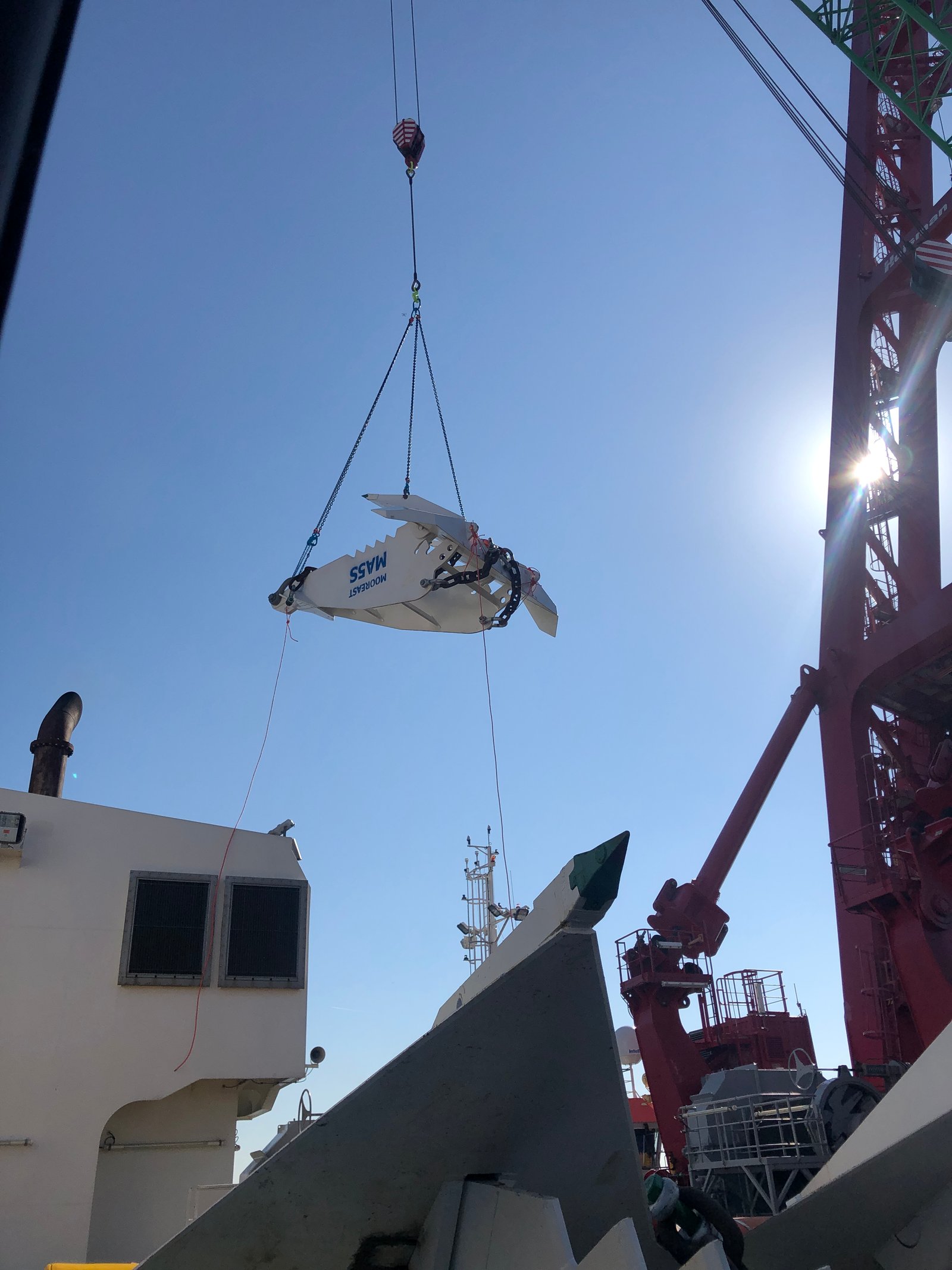 Marine crane operation